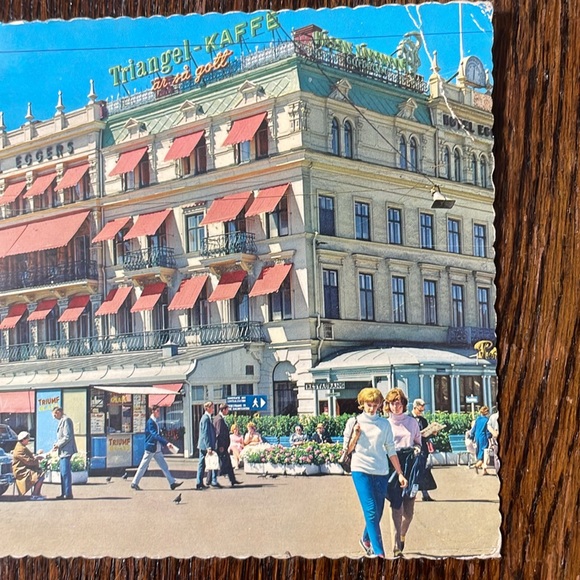 Vintage postcard, Hotel Eggers and Triangle - Kaffe, Göteborg souvenir postcard - Picture 3 of 6